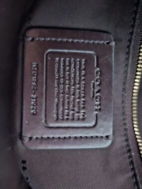 Coach Tote in Dark Brown Leather